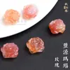 Fábrica de Venta Directa de Accesorios para Joyería DIY Semi-Terminados de Cuentas Sueltas de Ágata Fuente de Sal Rosa de Cristal Jiu Ruiya