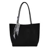 Bolso grande de ante estilo coreano para mujer, moda otoño 2026, bolso tote simple, bolso de hombro versátil y bolso de axila