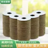 Cuerda de alambre envuelta en hilo de algodón de 1MM manualidades de cuerda de alambre etiqueta de alambre envuelta en papel tejido hilo de algodón fabricantes de cuerda de alambre al por mayor