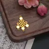 Placa de Liga Antiga Pingente Nó Longo Acessórios para Joias DIY Pulseira de Preservação de Cor Brincos Pingente Estilo Étnico Retrô