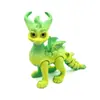 Alas Impresas en 3D Transfronterizas Dragón Volador Articulaciones de Ojo Artificiales Modelo Creativo Móvil Juguetes de Animales Adornos Hechos a Mano Venta al por Mayor