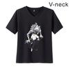 Cross-border New Spells Back to War Riman Series Comércio Exterior Periférico Moda Casual Verão V-neck T-shirt de manga curta