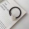 Anillo para el cabello con textura de ácido acético, bonito oso en forma de corazón para niña, banda de goma para el cabello frita, estilo coreano, nuevo estilo