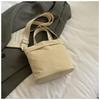 Nuevo Bolso Cubo de Lona 2026 para Mujer, Bolso de Mano Casual y Versátil para el Trabajo, Diseño de Nicho con un Toque de Lujo, Bolso Cruzado