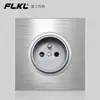 Comercio exterior plata 146 enchufe británico de dos posiciones estándar de Hong Kong y Macao enchufe universal multi-tres orificios enchufe estándar europeo francés británico 13/16A