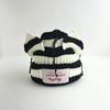 Cerdo Lindo Rayado Moda Otoño e Invierno Todo Combinación Gorro Tejido Gorro Tejido Otoño e Invierno Gorro de Lana para Hombres y Mujeres Gorro Caliente
