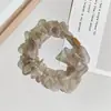 Nova Faixa de Cabelo Pequena de Organza Intestino, Alta Elasticidade, Elástico de Cabelo Não Prejudicial, Tiara DIY, Acessórios de Cabelo Elegantes Estilo Coreano Atacado