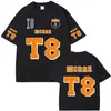2025 Cantante Tate Mcrae Camiseta Musical T8 Unisex Camiseta Vintage de Verano Algodón Oversize Manga Corta