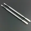 Herramientas para uñas grande acero empujador acero inoxidable empujador para pelar removedor de raíz de uña piel muerta removedor de esmalte de uñas pegamento herramientas