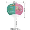 Leques Publicitários Personalizados, Leques de Mão para Promoção de Treinamento, Pequenos Leques Promocionais de Plástico com Desenhos Feitos Sob Medida, Leques Publicitários com Logo Impresso