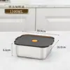 Caixa de Armazenamento de Alimentos de Aço Inoxidável, Caixa de Conservação de Alimentos, Recipiente de Alimentos Selado, Marmita, Caixa Bento, Selado de Aço Inoxidável