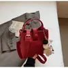 Bolsa de Mão Fashion Retrô para Mulheres 2026 Nova Tendência Estilo Coreano Bolsa Saco Simples Estilosa de Grande Capacidade Bolsa Transversal