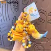 Llavero Baimao Original Serie Vida Festiva Dragón de Leche para Mujer, Colgante de Muñeca Exquisita de Dibujos Animados con Cuentas Original