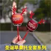 Acessórios DIY de Galho de Veado Embalagem de Maçã de Natal Suporte Fixo de Frutas Semi-Acabado Decorações de Buquê de Revestimento de Galho de Veado