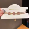 Pulsera de Tirar Cubo de Azúcar de Circonita Estilo Coreano Ins, Personalizada y Elegante, Joyería de Lujo Ligero y de Alta Gama al por Mayor