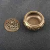 Latón doce Zodiac bolsillo pequeño quemador de incienso Seiko estilo chino con tapa Quemador de incienso estilo chino hogar aromaterapia adornos creativos