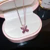 Collar de Mariposa con Pedrería Único y Versátil, Accesorio de Moda para el Día a Día, Cadena Elegante para la Clavícula para el Trabajo, Collar de Lujo Ligero de Alta Gama al por Mayor