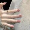 [Sem Arrependimentos] Unhas Vestíveis Puramente Feitas à Mão com Efeito Olho de Gato de Desejo Puro, Peças de Nail Art Artesanais de Alta Qualidade, Pacote com 10