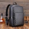 Mochila de Cuero Genuino para Hombre Moda de Alta Gama Bolso para Hombre 2022 Nueva Lujo Mochila Escolar Negocios Gran Capacidad Mochila para Computadora