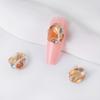 Pedrería para Uñas con Diamantes Grandes Brillantes, Pedrería Transparente Tipo Hielo con Parte Posterior Puntiaguda, Pedrería Apilada, Cubos de Azúcar Cristalino con Forma de Flor Rosa y Huevos de Paloma