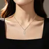Pingente Cruz Vajra Auspiciosa de Prata 990 Estilo Moeda Chinesa Antiga Joia Leve Amuletos de Segurança Colar