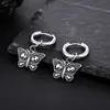 Aretes de Acero de Titanio para Hombres, Pinzas para Orejas con Borla y Cono Estilo Punk para Mujeres, Aros para Orejas Unisex sin Perforación, Accesorios para Orejas de Acero Inoxidable de Moda