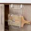 Estante Cruzado para Tapas de Ollas de Metal, Estante de Almacenamiento para Gabinete Montado en Pared sin Taladro para Uso Doméstico, Organizador Multicapa para Tapas de Ollas en Encimera de Cocina