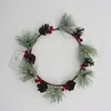 Coronas de Velas, Decoraciones Navideñas, Adornos Festivos, Productos de Imitación Hechos a Mano, Comercio Transfronterizo al por Mayor, Coronas de Velas de Plástico
