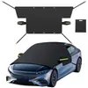 Cubierta Magnética Gruesa para Parabrisas de Coche Cubierta de Nieve para Coche Invierno Anti-Escarcha Anti-Congelante Cubierta de Nieve Venta Directa del Fabricante Transfronterizo