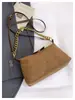 Bolsa pequena retro de alta qualidade para o dia a dia de mulheres, nova, elegante, fosca, de ombro único, grande capacidade, com corrente, transversal
