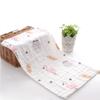 Venta directa al por mayor toalla babero para bebé de alta densidad toalla infantil de gasa lavada de seis capas de alta densidad 30*50cm toalla facial para bebé