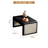 Cadeira de chá japonesa assento de tatami de vime e cadeira de sala cadeira sem pernas para bay window cadeira baixa de varanda cadeira com encosto cadeira preguiçosa