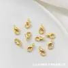 Fecho Lagosta Banhado a Ouro 901 Cobre Puro Fecho de Mola Conector para Pulseira Colar DIY Fivela de Contas Material Acessórios