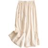 Pantalones Retro de Traje Tang Chino Estilo Chino Verano 2024 Elemento Han Ropa Zen para Té Pantalones de Pierna Ancha Bordados de Algodón y Lino para Mujer