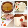 Porta-Canetas Desenho Criativo de Aparência Premium, Caixa de Canetas Plástica Dividida Fofa, Armazenamento e Organização de Material de Escritório Kawaii para Mesa de Estudante