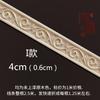 Linha de Madeira Maciça Borda de Tira Esculpida Estilo Europeu Linha de Borda Grande Muralha da China Linha da Cintura Padrão de Fundo do Teto Parede de Fundo da TV Tira Decorativa