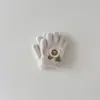 Gorro Infantil Yipan para Otoño e Invierno, Nuevo, Cabeza de Oso Linda, Guantes de Cinco Dedos, Guantes de Dedos Cálidos y a Prueba de Frío para Bebé