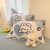 Un par de fundas de almohada de terciopelo de leche engrosadas para otoño e invierno, adecuadas para uso doméstico; fundas de almohada de forro polar de coral, almohadillas para adultos y fundas de almohada (se vende individualmente)