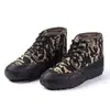 Zapatos de Liberación de Invierno para Hombre Botas de Algodón de Terciopelo Suela de Goma Antideslizante Sitio de Construcción al Aire Libre Trabajadores Migrantes Entrenamiento al Aire Libre Zapatos de Camuflaje Venta al por Mayor