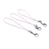 Venta al por mayor del fabricante Cordón de cadena con cierre de langosta, cuerda para colgar, cuerda corta, cordón para unidad USB, llavero, accesorios para joyería DIY