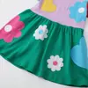 Verano 2026 Nuevo Vestido de Ropa Infantil Vestido de Punto de Manga Corta para Niños Vestido para Niñas Distribución y Dropshipping de Ropa Infantil Europea y Americana