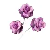 3 Cabezas de Rosas Artificiales de Elsa, Decoración para el Hogar de Lujo Ligero para Sala de Estar y Mesa de Comedor, Accesorios para Fotografía de Bodas, Materiales Florales, Flores Falsas