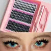 Cílios postiços transfronteiriços pálpebra única pálpebras inchadas fixador morto camadas inclinadas voando cílios mestiços Amazon DIY comércio exterior