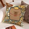 Almohada de Dibujos Animados de Capibara, Almohada Cuadrada Linda de Animal Acuático Cerdo, Almohada para Siesta junto a la Cama de Dormitorio Estudiantil