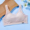 Sutiã esportivo para meninas do ensino médio, sutiã fino para crianças grandes, roupa íntima para meninas do ensino médio, período de desenvolvimento, copo fixo