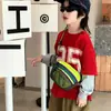 Bolso Cruzado de Hombro Colorido Dopamina para Niños y Niñas, Mini Bolso Cruzado para Bebé para Ocio al Aire Libre, Bolso Infantil Trendy Estilo Coreano