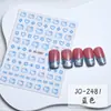 Celebridad en línea uñas hellokitty pegatinas dedo medio vertical gato KT lindo gatito gatito parte trasera adhesiva pegatinas de uñas flor joyería