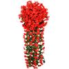 Simulación de flores de seda violetas para pared de boda, decoración de balcón, flores falsas, 18 cabezas de hortensia, flores decorativas