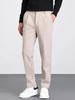 Pantalones de Lana Estilo Coreano para Hombre Primavera y Otoño Rectos Cortos Slim-fit de Gama Alta Adelgazantes Pantalones Casuales de Negocios para Hombre