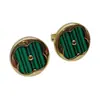 Aretes transfronterizos que no se decoloran, aretes de botón simples para mujer, aretes de oro de 18k minimalistas de lujo ligero, aretes de botón de acero de titanio de nicho, joyería
